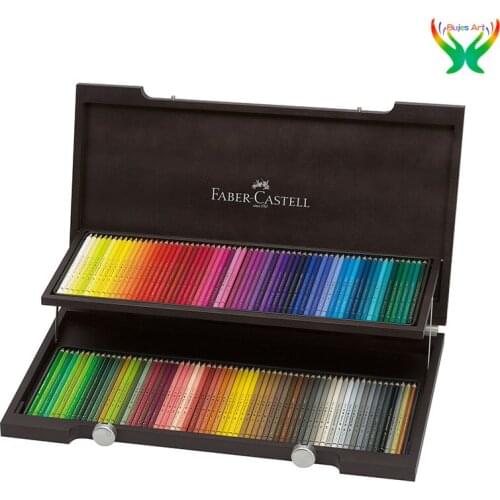Original 120 oily color pencil Germany Faber-Castell hand-painted professional drawing color pencil wood box beginners using