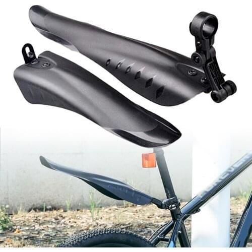 2pcs Bicycle Fender MTB Bike Front Rear Tire Wheel Fenders Carbon Fiber Mudguard MTB Bike Road Mud Guard Bike Accessories