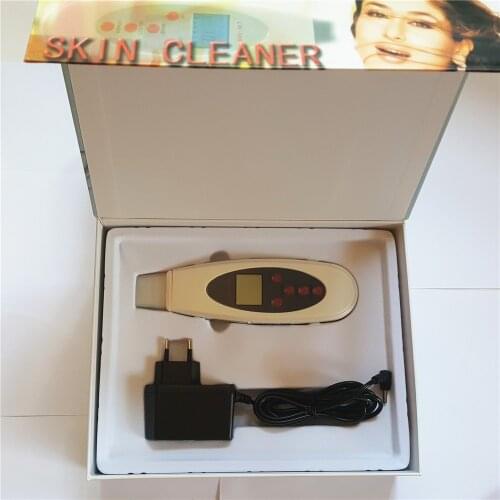 Portable Ultrasonic Facial Cleaner Face Care Tool LCD Digital Acne Removal Skin Cleaning Ultrasound Peeling Spa Beauty LW006