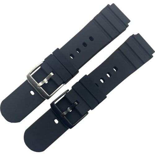 25 x 21 For Lum Corps Watch Resin Rubber Watch Band 390 13001 3000 Universal 21mm Watch Accessories