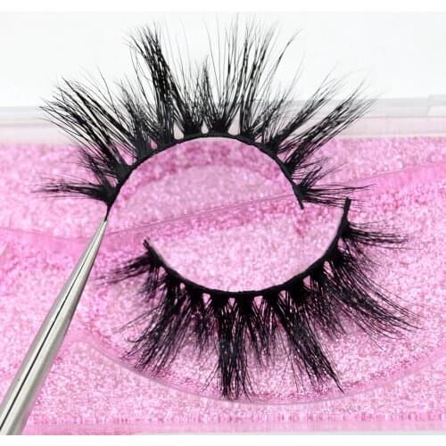 Visofree 5D Mink Eyelashes Handmade Full Strip Lashes Cruelty Free Luxury Makeup Dramatic Lashes 3D Mink Lashes Thick Lashes K02