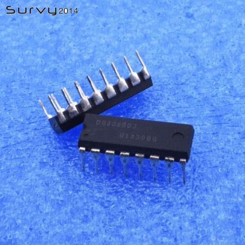 1Pcs/Lot DG308BDJ DG308 IC SWITCH QUAD CMOS 16DIP New Original Product DIY electronics