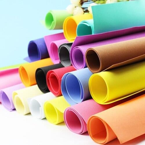 10pcs DIY Sponge Foam Wall Paper for Kindergarten Wall Decor Handmade Materials Color Paper EPP 1MM Thickness Wallpapers 50x50CM