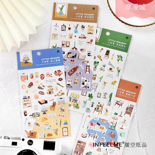 20sets/lot Kawaii Stationery Stickers Small daily series boxed stickers Planner Decorative Mobile Stickers Scrapbooking DIY