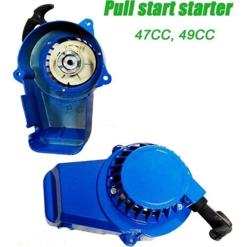49cc Blue Aluminum Pull Starter Start Recoil fit Mini Pocket Bike ATV Lawn Mower