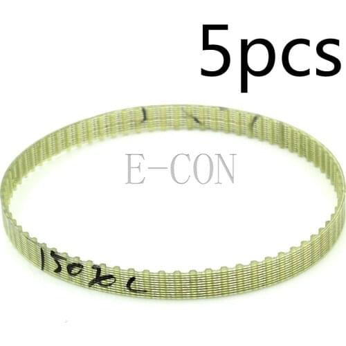 5pcs 150XL Timing Belt L039 75Teeth Width 0.39inch(10mm) with White Prusa Mendel Cords PU XL Positive Drive Pulley for Motor