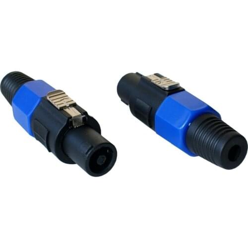 5PCS 4 Pin Speakon Speaker Connector Male Audio Plug Locking Design