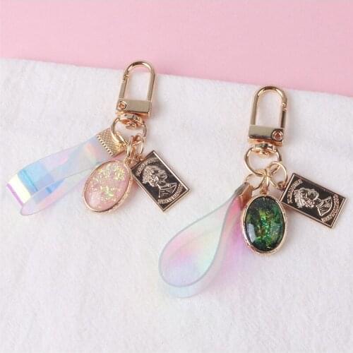 Listed key personality alloy powder color restoring ancient ways belt accessories contracted temperament bag to hang