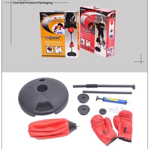 Home 1.5m high boxing magic speed ball reaction training vent tumbler vertical children adult sandbag