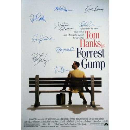 FORREST GUMP MOVIE Signed Photo Art Film Print Silk Poster for Your Home Wall Decor 24x36inch