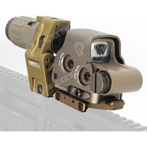 HolyWarrior EXPS3 Holographic Scope With G33 3X Magnifier With Fast Riser and FTC Mount 4PCS Combos