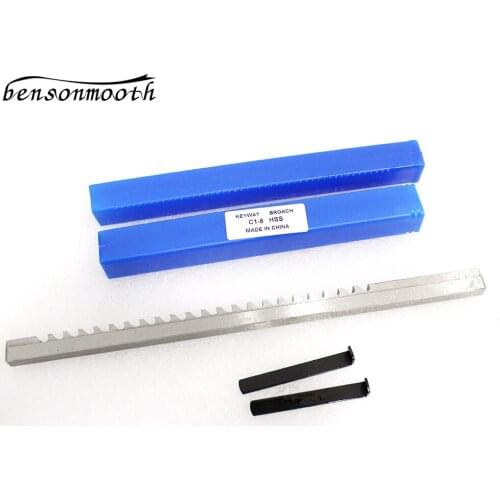 Keyway Broach 14mm D Push-Type Metric Size High Speed Steel Material Metalworking Cutting Tool CNC Machinine