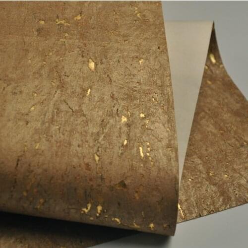 MY WIND 14k GOLD Cork Wallpapers Luxury 100% Natural Material Safety Innocuity 3D Wallpaper In Roll Home Decor Luxurious