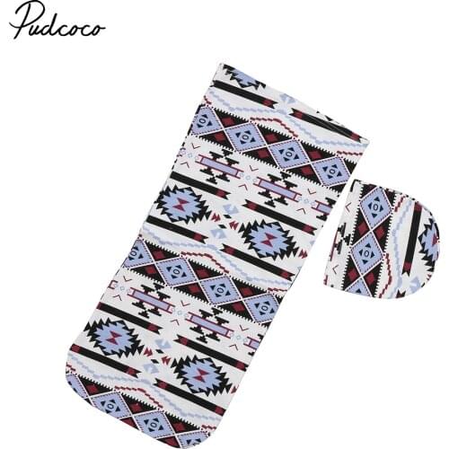 2017 Brand New Newborn Infant Toddler Baby Swaddle Blanket Baby Sleeping Swaddle Muslin Wrap Headband Causal Sleeping Bags