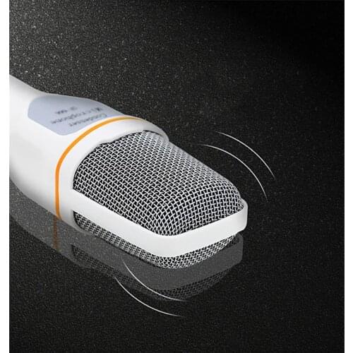 Wired Stereo Condenser Acoustic Microphone Condenser Handheld Microphone ,Recording Studio Microphone With For PC Chat, Singing