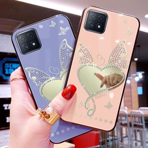 Luxury Diamond Case For OPPO A92 A92s A72 A91 A52 A53 A32 A9 A5 2020 Realme 5 C15 X2 XT X Reno 4 3 2 Z F SE Pro Cover