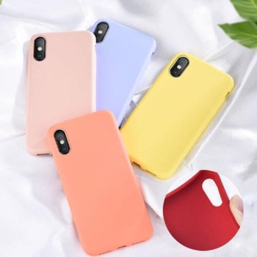 Candy Color Silicon Case For Xiaomi Mi 9 se 9T Pro A3 A2 8 Lite Cover For Xiaomi Redmi Note 7 6 5 Pro 4 4X 7A K20 Pro Soft Case