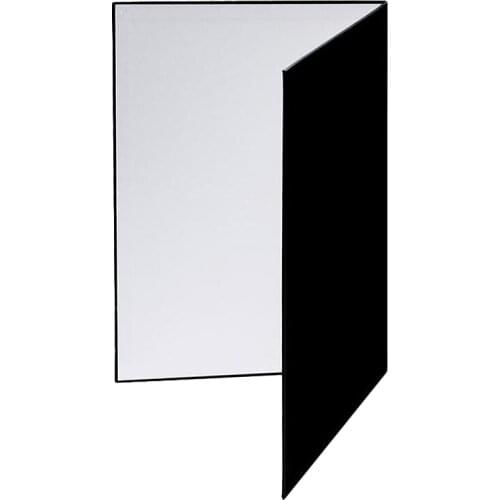 A3 Foleto Photography Cardboard Folding Reflector Black Silver White Thick Paper Book Board Reflective for Camera Photo