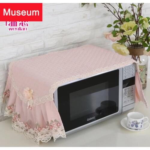 Warm Love European Microwave Oven Cover Dustproof Cover Defence Oil Microwave Oven Cloth Cover A Piece Of Cloth Beautiful Real