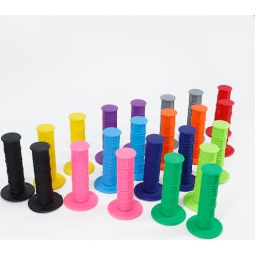 12 colours Universal Handle Grips Dirt Pit Bike Motorcycle Motocross Motorbike Handle Bar Grips For CRF YZF KXF SXF SSR SDG BSE