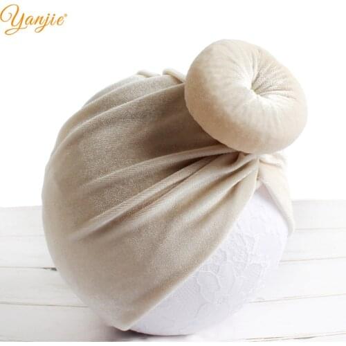 Spring Velvet Wide Ball Elastic Headband Popular 2020 Girls Outdoor Turban Femme Headwraps Festival Party Hair Accessories