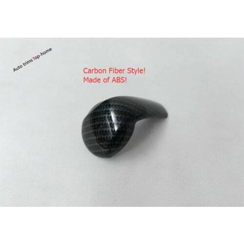 Interior For Mazda CX-3 CX3 2015 - 2019 ABS Carbon Fiber Look Gear Stall Shift Knob Sticker Cover Trim 1 Pcs