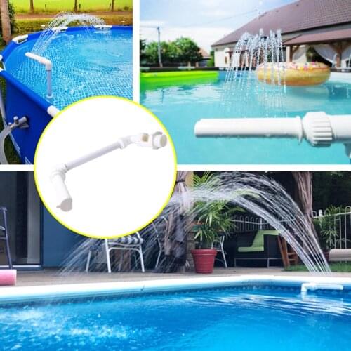 Swimming Pool Waterfall Fountain Kit PVC Feature Water Spay Pools Spa Decorations Swimming Pool Accessories