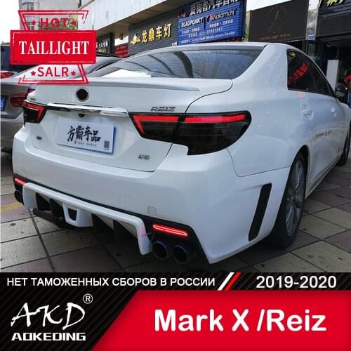 For Car Toyota Reiz Mark X 2010-2017 Tail Lamp LED Fog Lights Day Running Light DRL Tuning Car Accessories Tail Lights