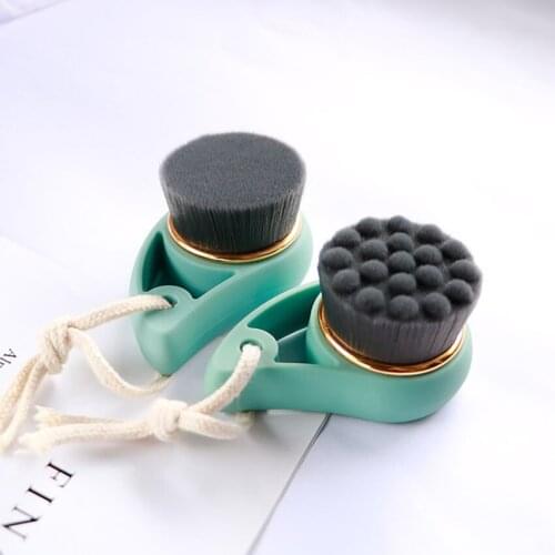 1pcs Face Cleansing Brush Facial Cleanser Soft Bamboo-Charcoal Hair Clean Pore Exfoliator Washing Brush Beauty Remover Tool