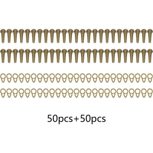 100Pcs Fishing Safety Sleeves Carp Run Rings Safety Lead Clips Fishing Tackle Terminal Fishing Gear Accessories