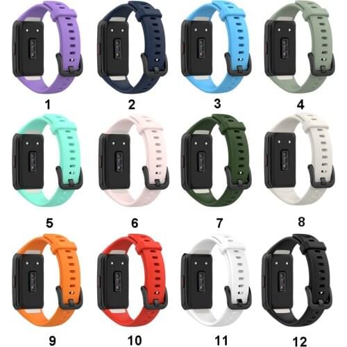 100pcs Silicone Wrist Strap For original Huawei Honor Band 6 Smart watch Wristband Sport Bracelet watch Band for honor band 6