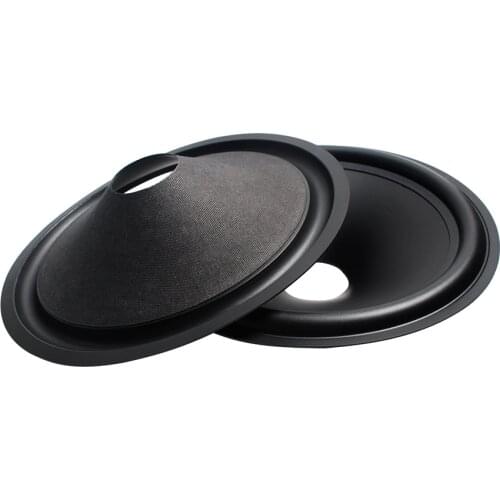 2Pcs/Lot 8 INCH Speaker Paper Cone Basin Drum Paper Rubber Edge Side 35.5 Core 195mm Woofer speaker Accessories