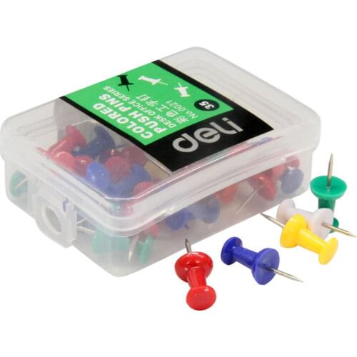 25pcs / box ) multicolour pins thumb tack american copy pushpin