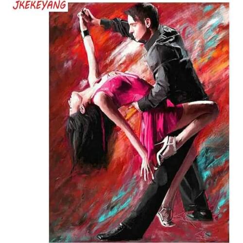 5D DIY square/round Diamond painting Couple dancing Cross Stitch Diamond Embroidery Pattern Rhinestone J1859