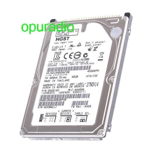 Free shipping original new Hard Disk drive HEJ421040G9AT00 40GB For Car HDD navigation systems made in Japan