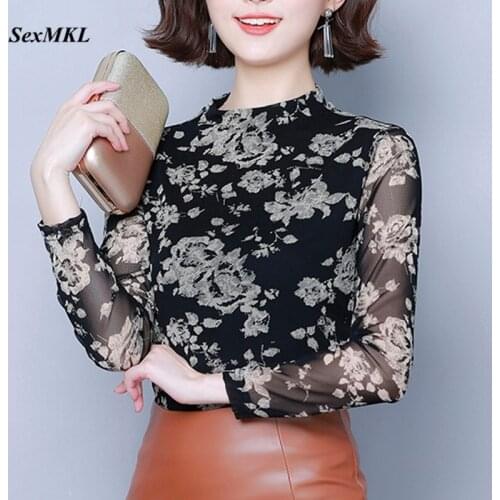 Blusas Mujer De Moda 2020 Plus Size Printed Blouses Women Long Sleeve Tops Clothes Korean Style Fashion Elegant Office Blouse