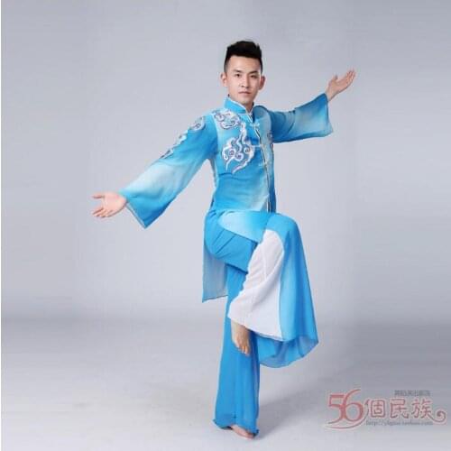 Chinese dance costumes Lion dance costume Hanfu National costume Ancient dance Men