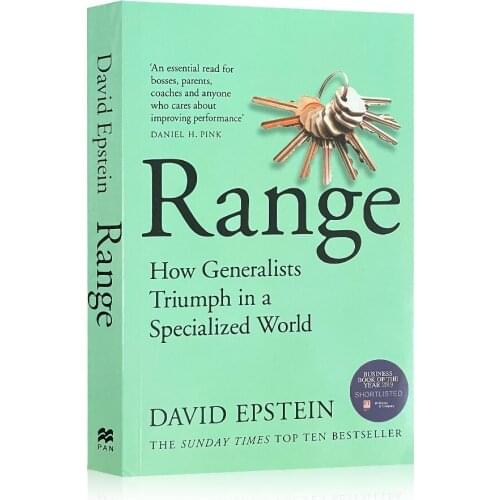 Range : Why Generalists Triumph In A Specialized World By David Epstein Learning Thinking Success Reading Book for Adult