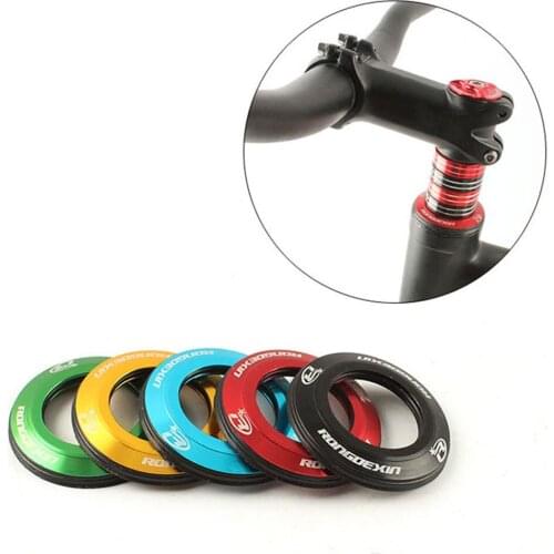Bicycle Headset Cap Bicycle Headset Stem Tube Cap Aluminium Alloy MTB Mountain Bike Top Cover For 28.6mm Pipe