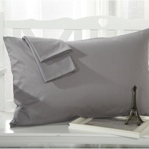 100% Cotton pillowcases Solid Color Pillowcase Bedding 48x74cm Envelope Pillow cover