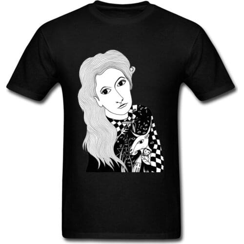 REMEDIOS VARO New Design Design Tops Shirt Crewneck Cotton Fabric Short Sleeve T-shirts for Men Tee-Shirts Summer/Autumn