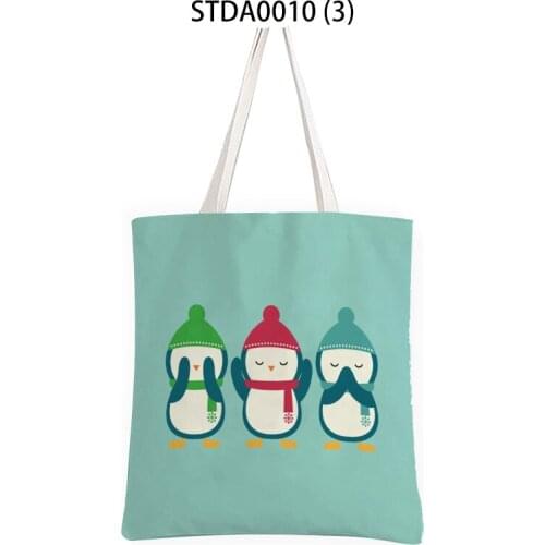 Cartoon animal alpaca closet organizer Female bag lunch bag Shopping bag Storage in the kitchen stationery organizer Tool bag