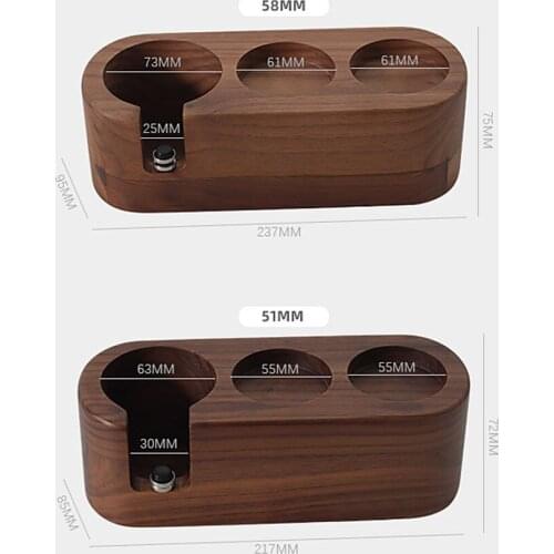 Coffee Espresso Tamper Holder Stand Multi-hole Mat Stand Non-Slip Base Rack Easy Use Barista Tools Accessories