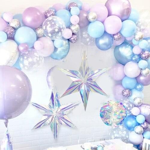 2Pcs DIY Hanging Laser Star Pendant Xmas Ornaments Birthday Party Wedding Baby Shower Supplies Christmas Decorations for Home