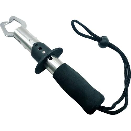 Portable Fish control 19cm Stainless Steel fish gripper Fish Lip Control Fishing Clamp Clip Tackles Controller Fishing Plier