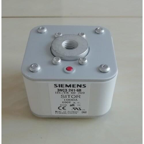 Fuses: 3NC3241-6B 1000A 690V / 3NC3242-6B 1100A 690V / 3NC3243-6B 1250A 690V aR