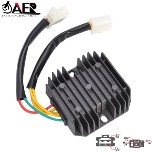 JAER Motorcycle Voltage Regulator Rectifier for Honda CN250 1986-2001 CH125 CH150 5wires charger