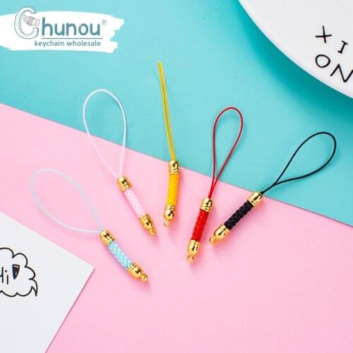 DIY Jewelry Making Charms Lanyard Mine Buckle Mobile Phone Head Keychain Lobster Buckle Wear-Resistant Keep On Ornaments Charm