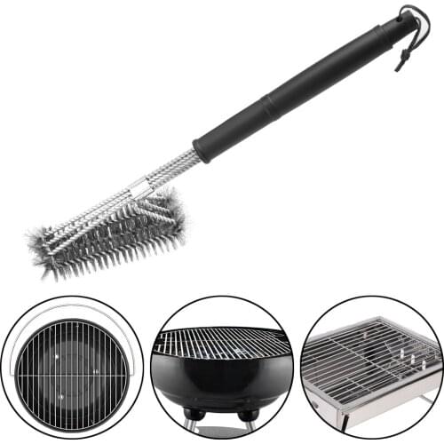Grill Brush and Scraper, Best BBQ Cleaner, Perfect Tools for All Grill Types, Including Weber, Ideal Barbecue Accessories