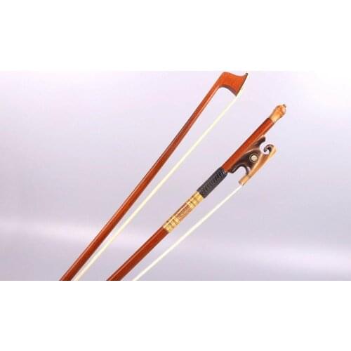 Violin Bow 4/4 Brazilwood red Ox Horn frog Straight Balance Violin parts